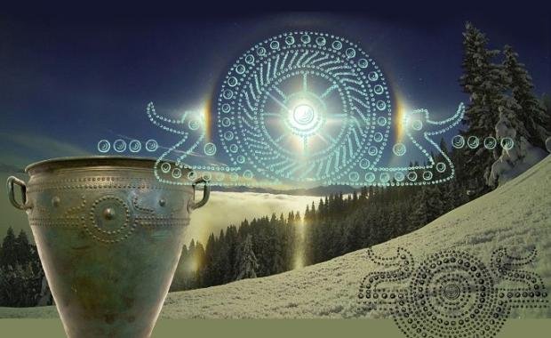 Radiant Circles Over Lunar Fields | Celestial Patterns in Lao Folklore
