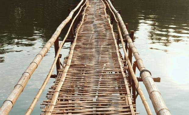 Floating Bamboo Bridges in Laos | Rural Engineering and Community Ingenuity