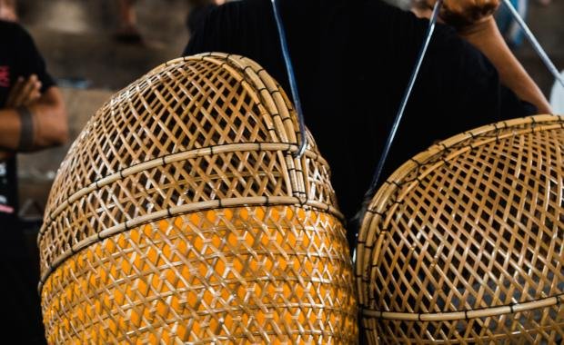 Basket Weaving in Laos | Household Self-Reliance and Cultural Craftsmanship