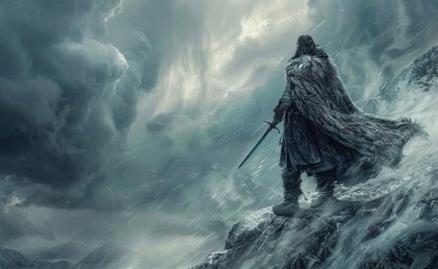 Twilight Thrones Beneath Stormy Peaks | Sacred Leadership in Lao Mythology