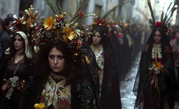 Hollow Crowns of Ancient Seers | Mystical Headdresses in Lao Folklore