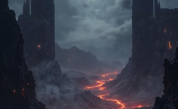 Iron Spires Rising from Phantom Valleys | Strength and Mystery in Lao Folklore